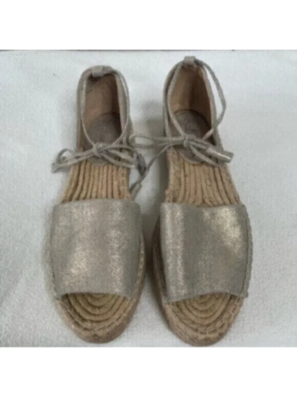 Splendid Edna Gold Tone Espadrilles